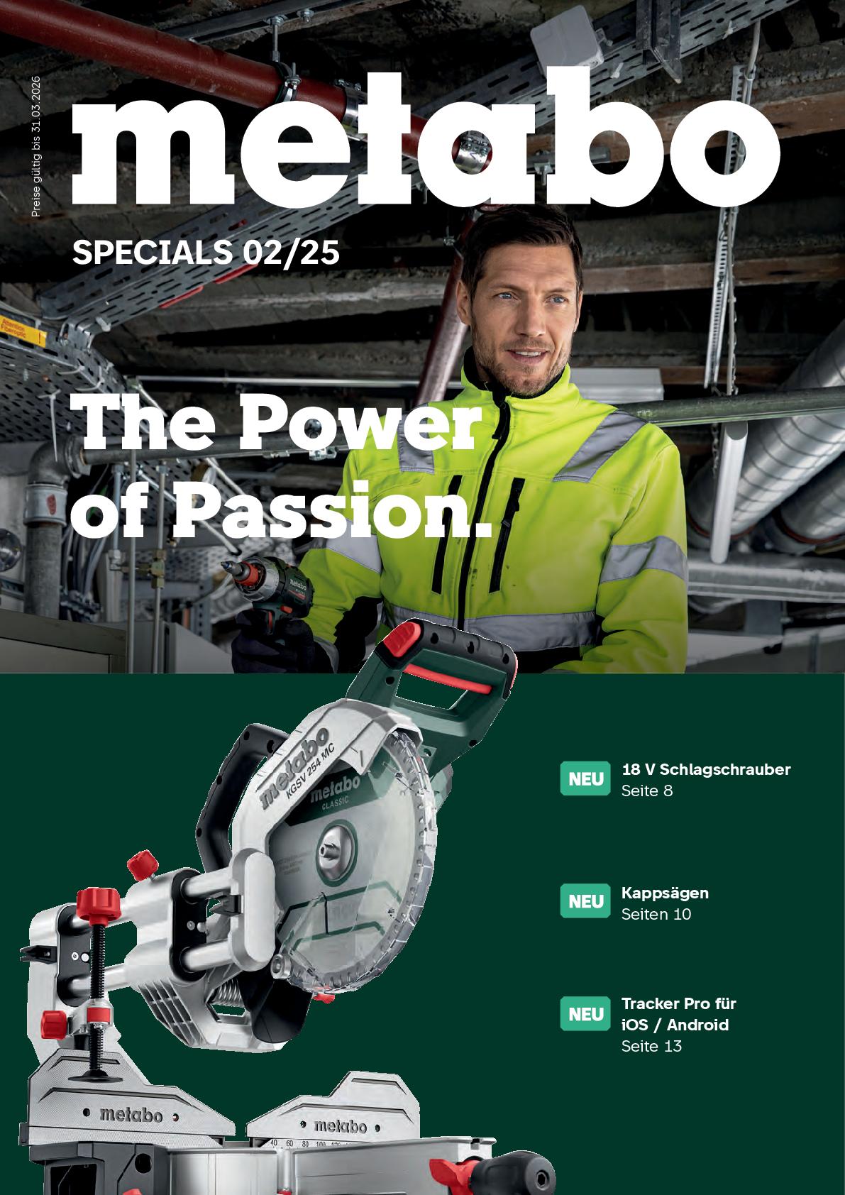 Metabo Specials 2 2025 Deutsch Final Digital Doppelseitig