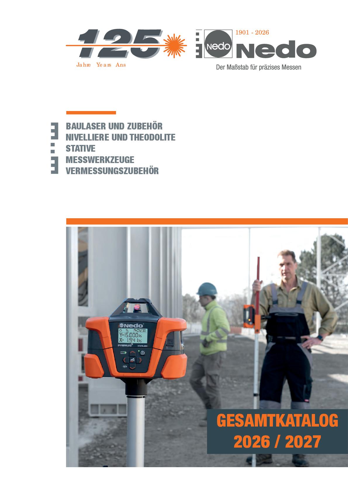 Nedo Gesamtkatalog De 2026 2027